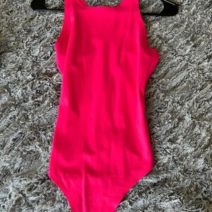 Aerie Vibrant Pink Smoothez Bodysuit